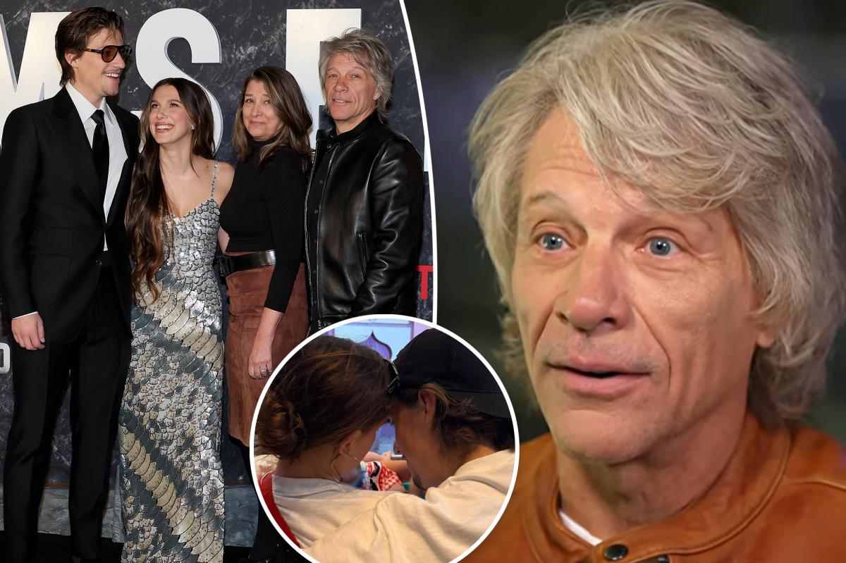 Jon Bon Jovi makes rare comment about Jake and Millie Bobby Brown's daughter