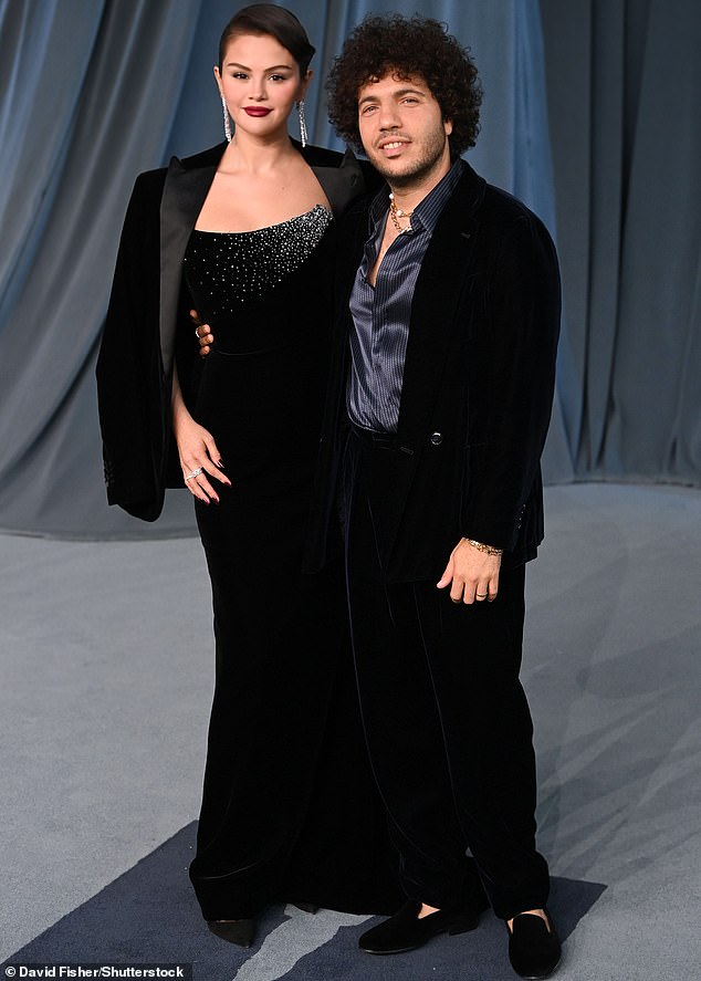 Selena Gomez, 33, and husband Benny Blanco, 37, made their first red carpet appearance since their lavish wedding while attending the 5th Annual Academy Museum Gala in L.A. on Saturday