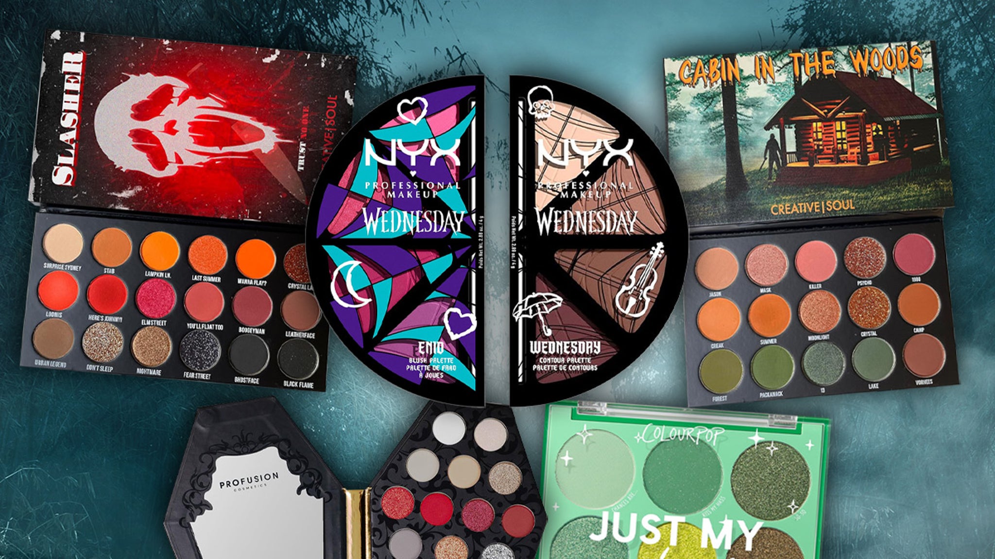 Spooky Halloween Makeup Palettes on Amazon