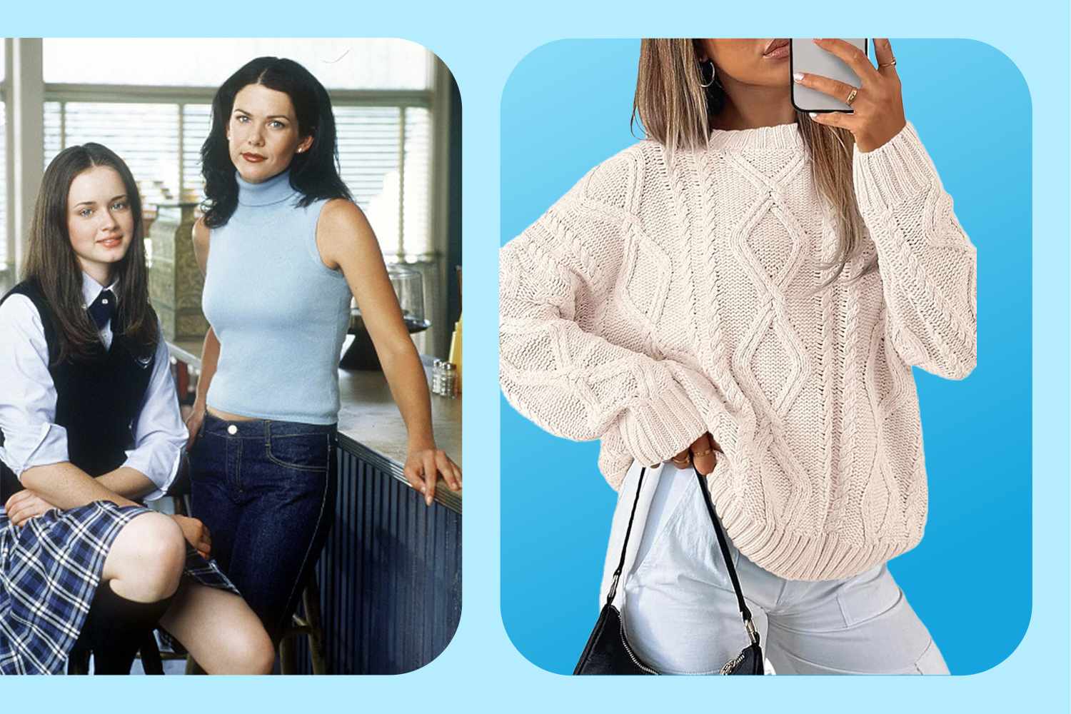 This Cable Knit Sweater Has a ‘Gilmore Girls’ Look, and It’s Under $30
