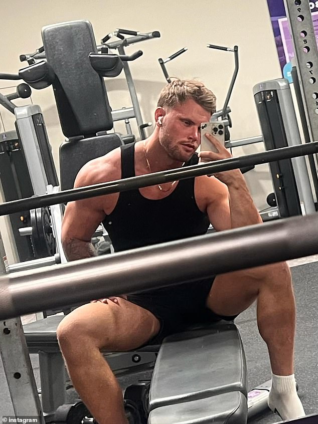 Brisbane salesman Cooper William Benson, (pictured) who is set to appear on the upcoming season of Love Island Australia, has been sentenced after attacking two men during a drunken brawl at a karaoke bar on the Gold Coast