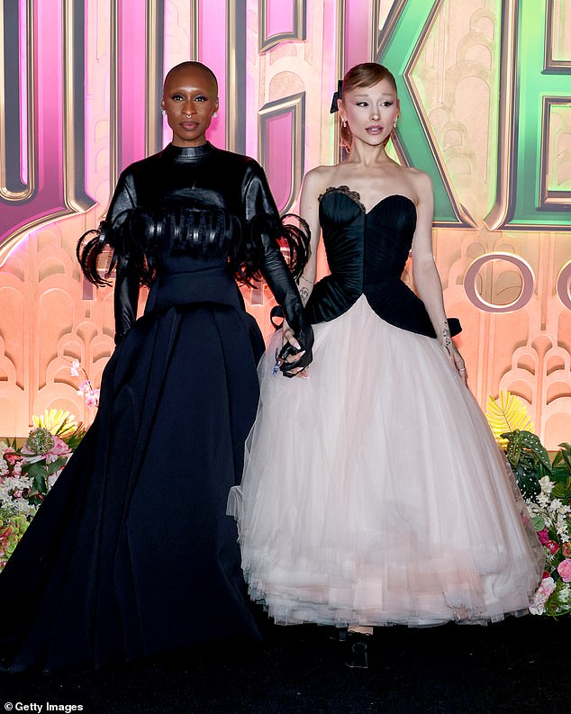Ariana Grande, 32, and Cynthia Erivo, 38, made a glamorous red carpet return at the New York City premiere of Wicked: For Good on Monday