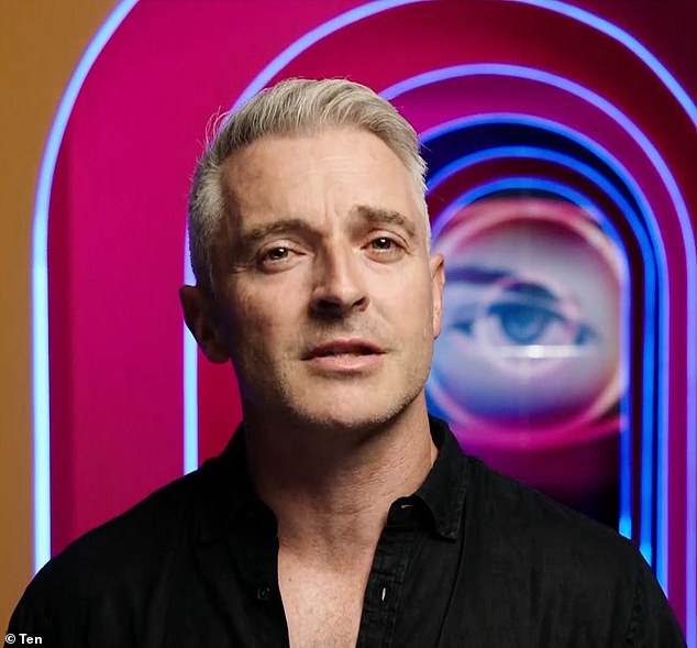 Controversial contestant Michael Downs (pictured) was evicted on Sunday and has set tongues wagging after issuing a scathing final message regarding new couple Holly and Colin