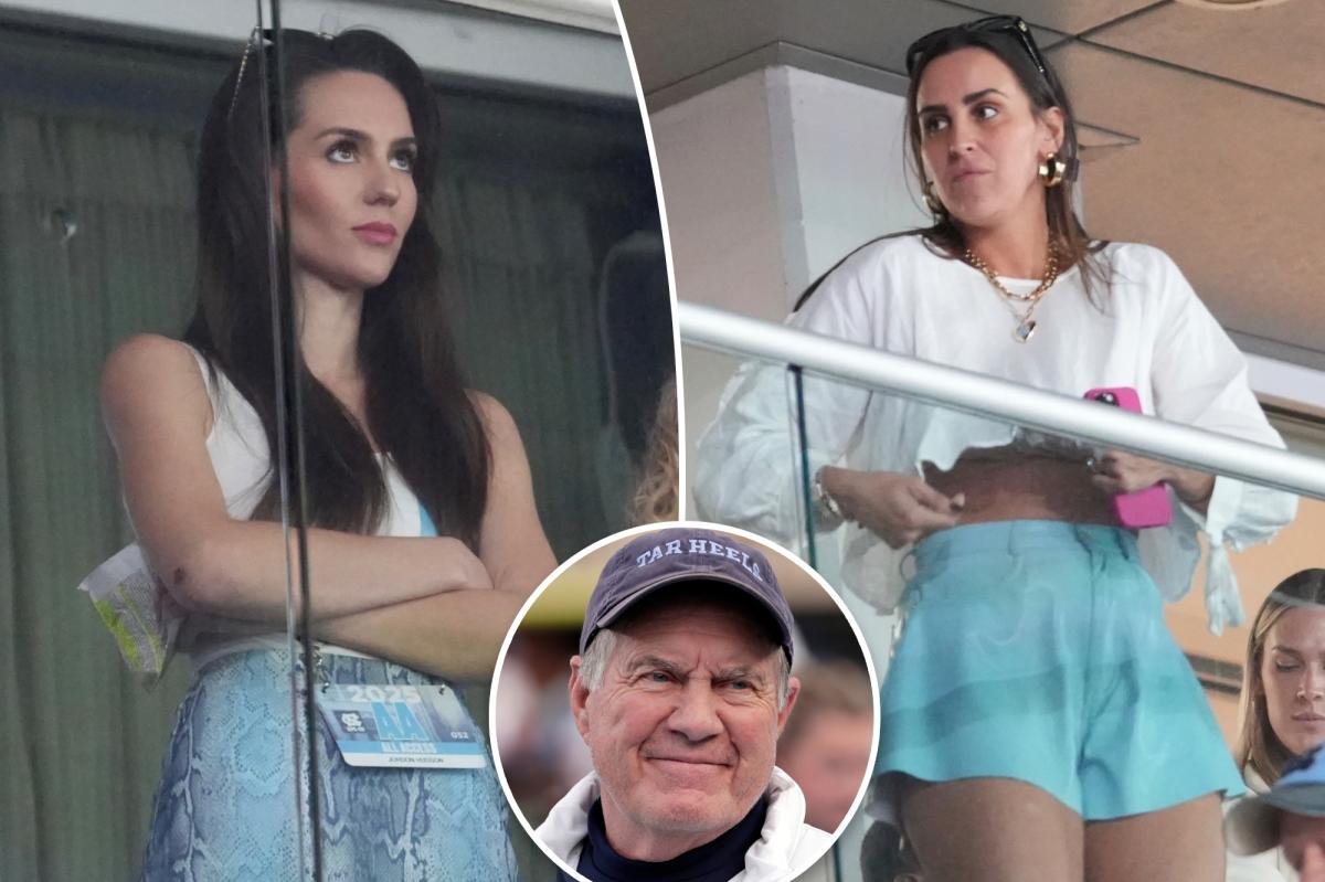 Bill Belichick’s daughter-in-law Jennifer awkwardly avoids Jordon Hudson during UNC game