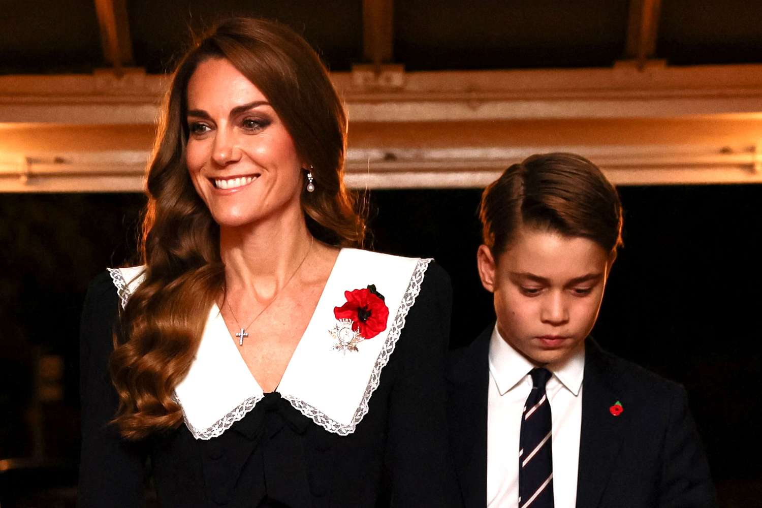 Prince George Joins Mom Kate Middleton at Festival of Remembrance