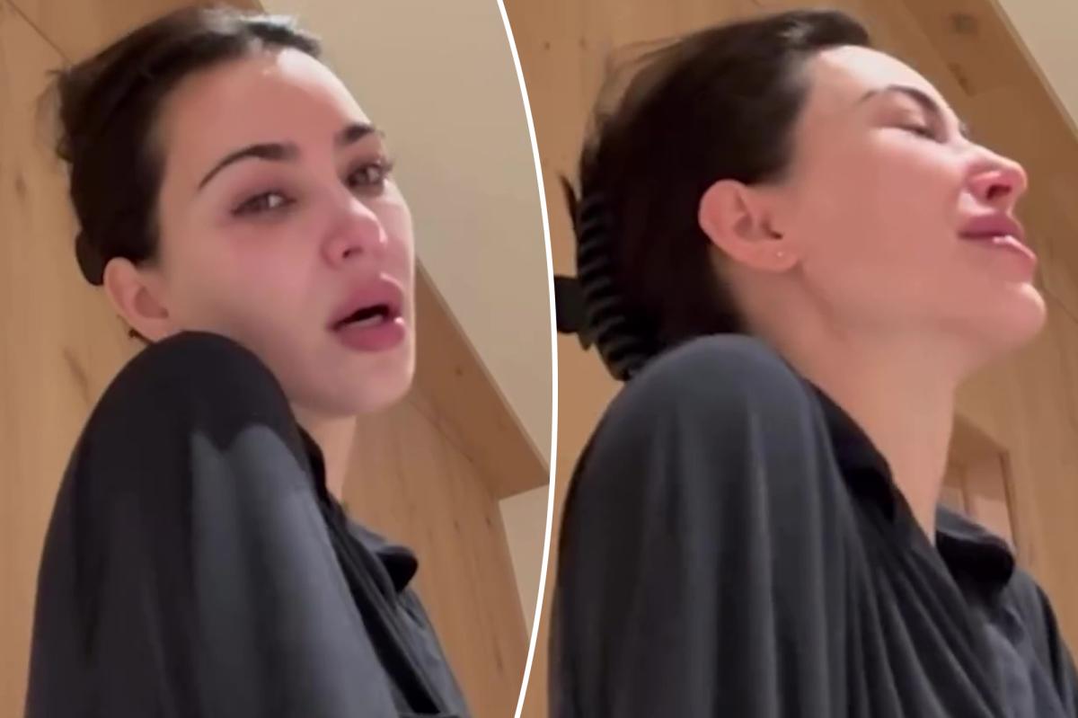 Watch Kim Kardashian break down in tears as she studies for bar exam — only to fail it
