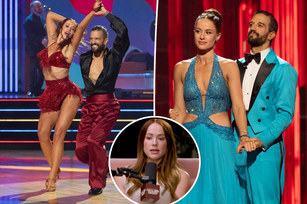 Whitney Leavitt and Mark Ballas address ‘DWTS' haters, perform freestyle dance