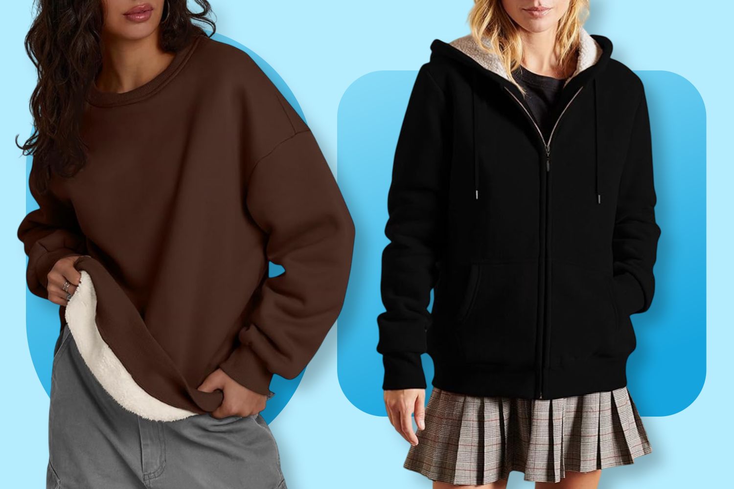7 Fleece-Lined Sweatshirts and Jackets Under $45 at Amazon