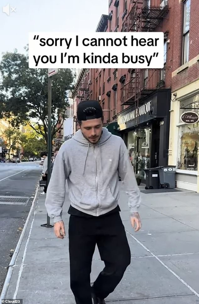 Brooklyn Beckham has 'hit back' at his estranged family with a thinly veiled barb after blocking them on social media