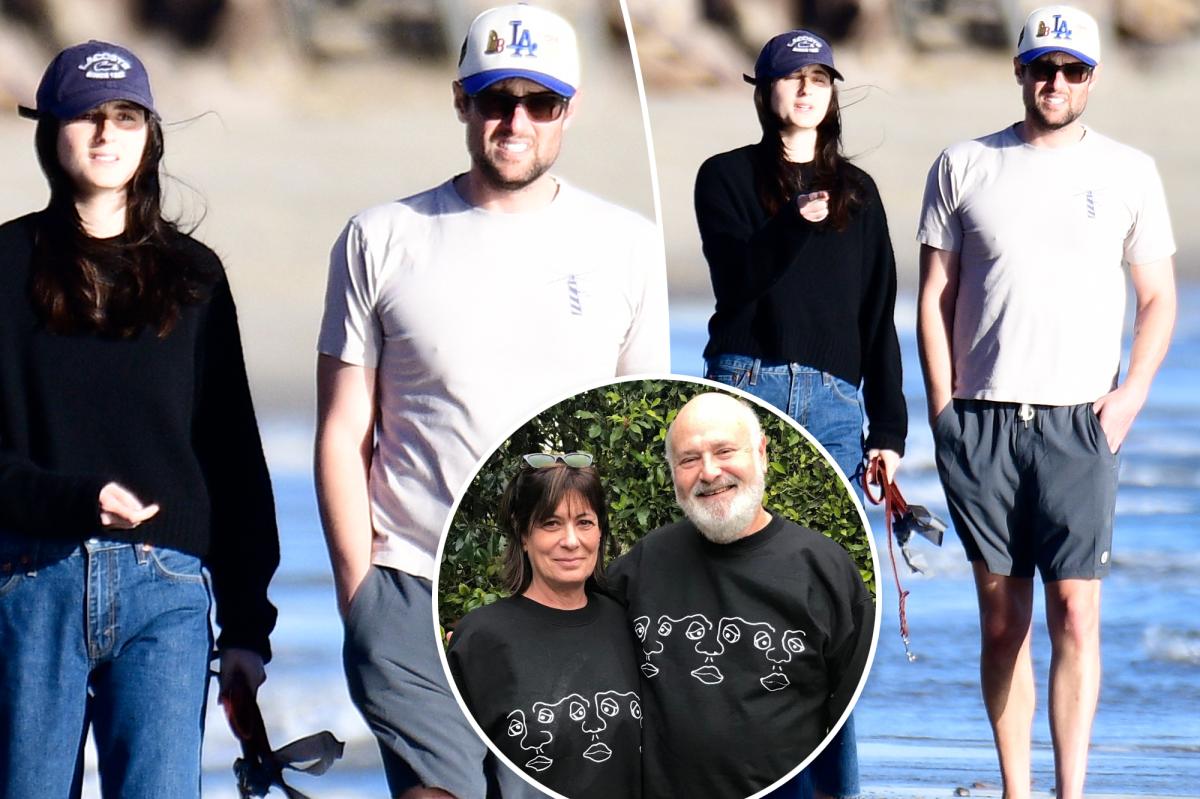 Romy and Jake Reiner put on united front in first photos together since Rob and Michele's murders