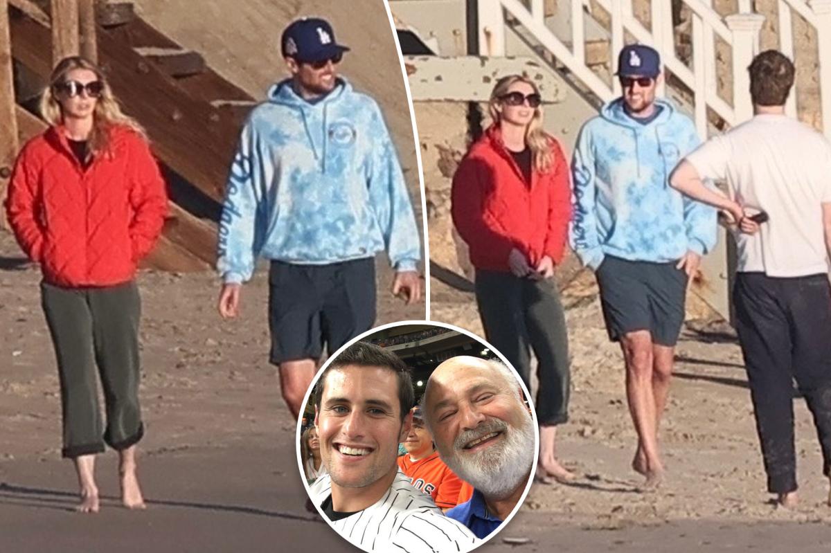 Somber Jake Reiner spotted on beach walk with girlfriend following parents Rob and Michele's tragic deaths