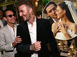 David Beckham publicly congratulates Marc Anthony on his baby news as fans express shock they're still friends after singer was at the centre of Brooklyn fallout