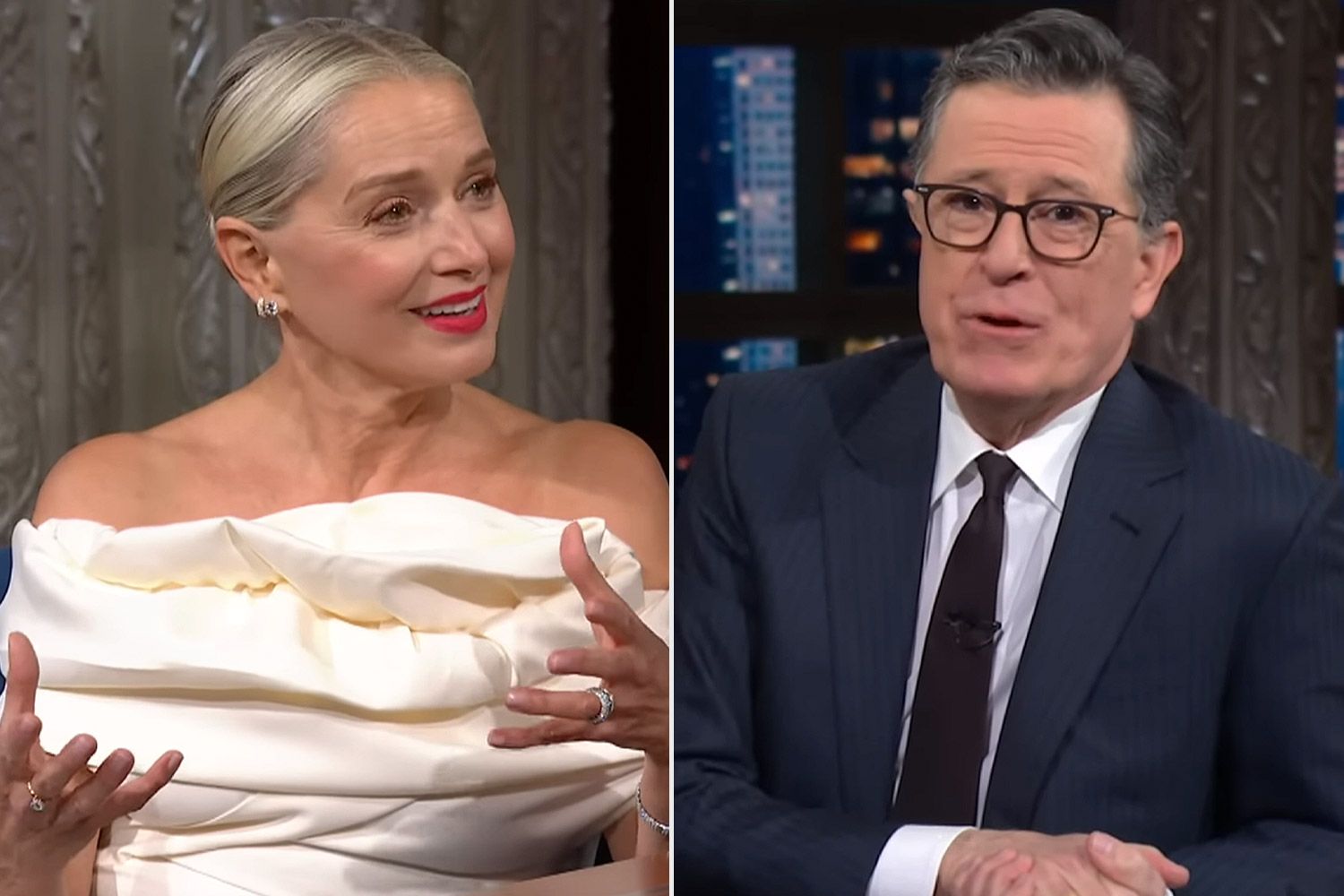 Katherine LaNasa Reveals How Stephen Colbert Helped Her Before Landing 'The Pitt'