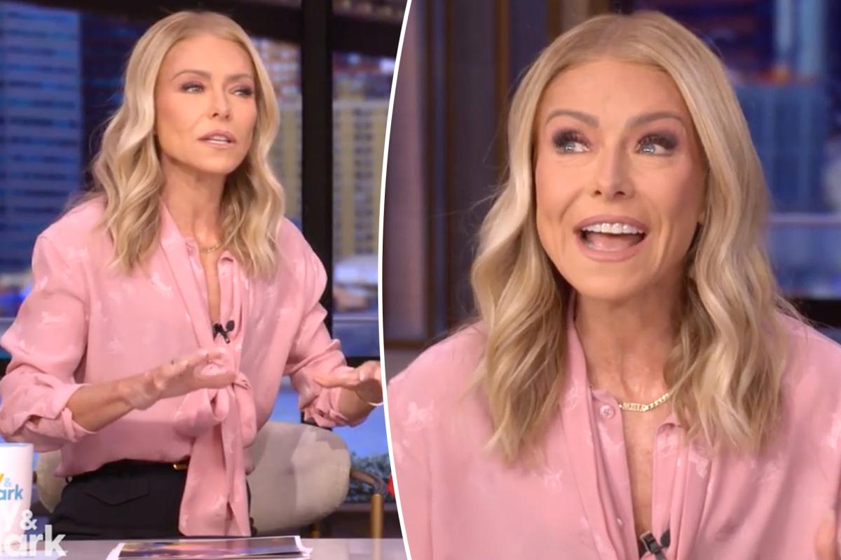 Kelly Ripa accidentally used contour instead of foundation for 'Live' episode