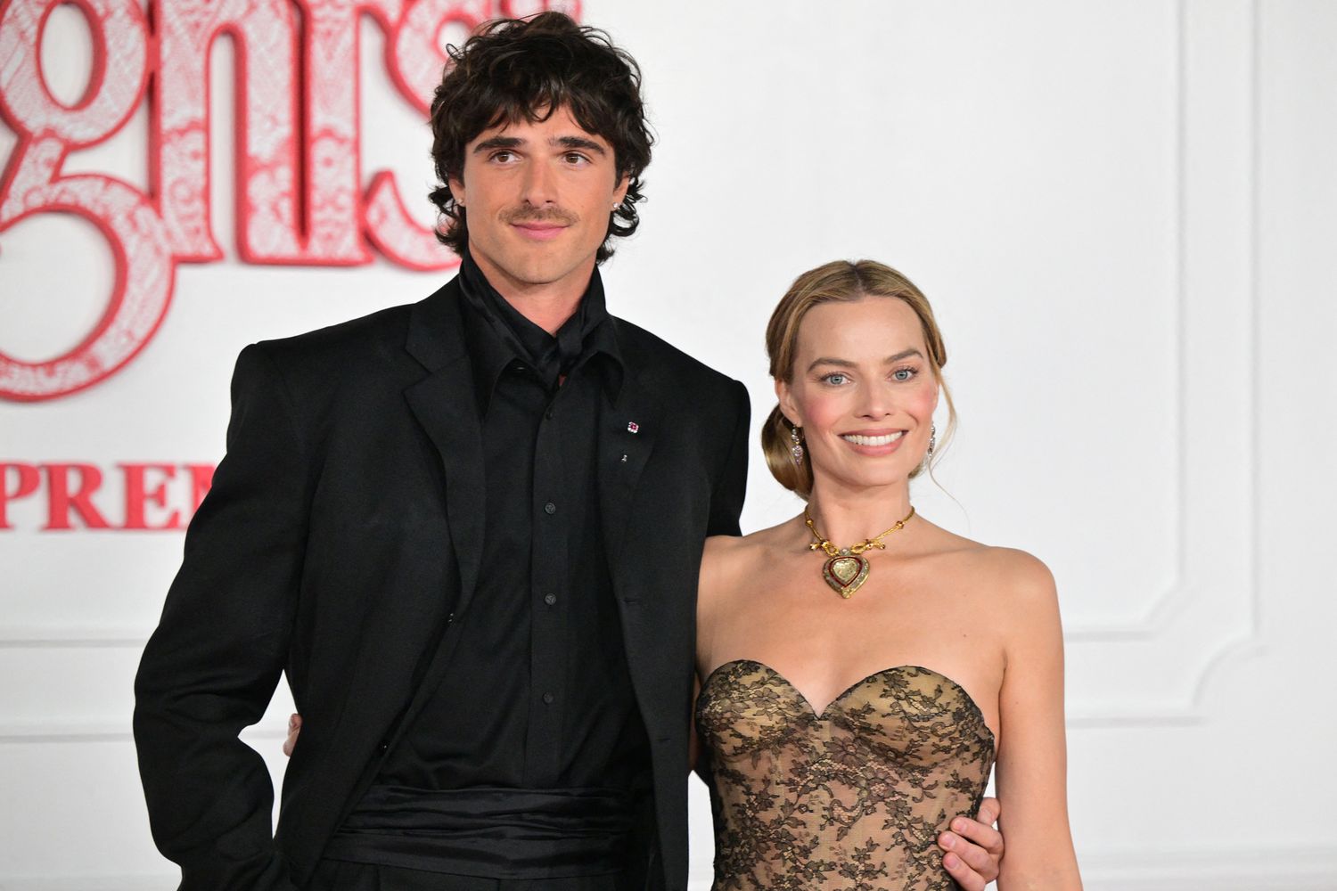 Margot Robbie and Jacob Elordi at 'Wuthering Heights' Premiere
