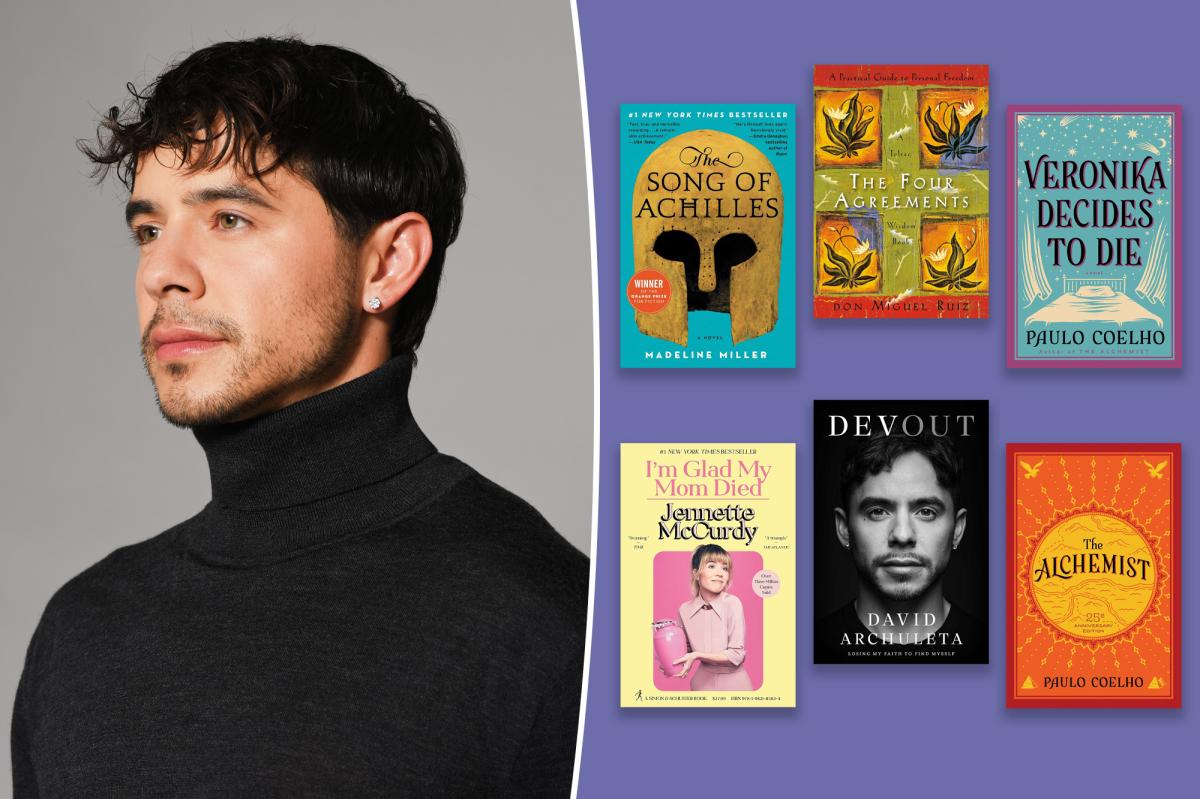 David Archuleta shares his six favorite books