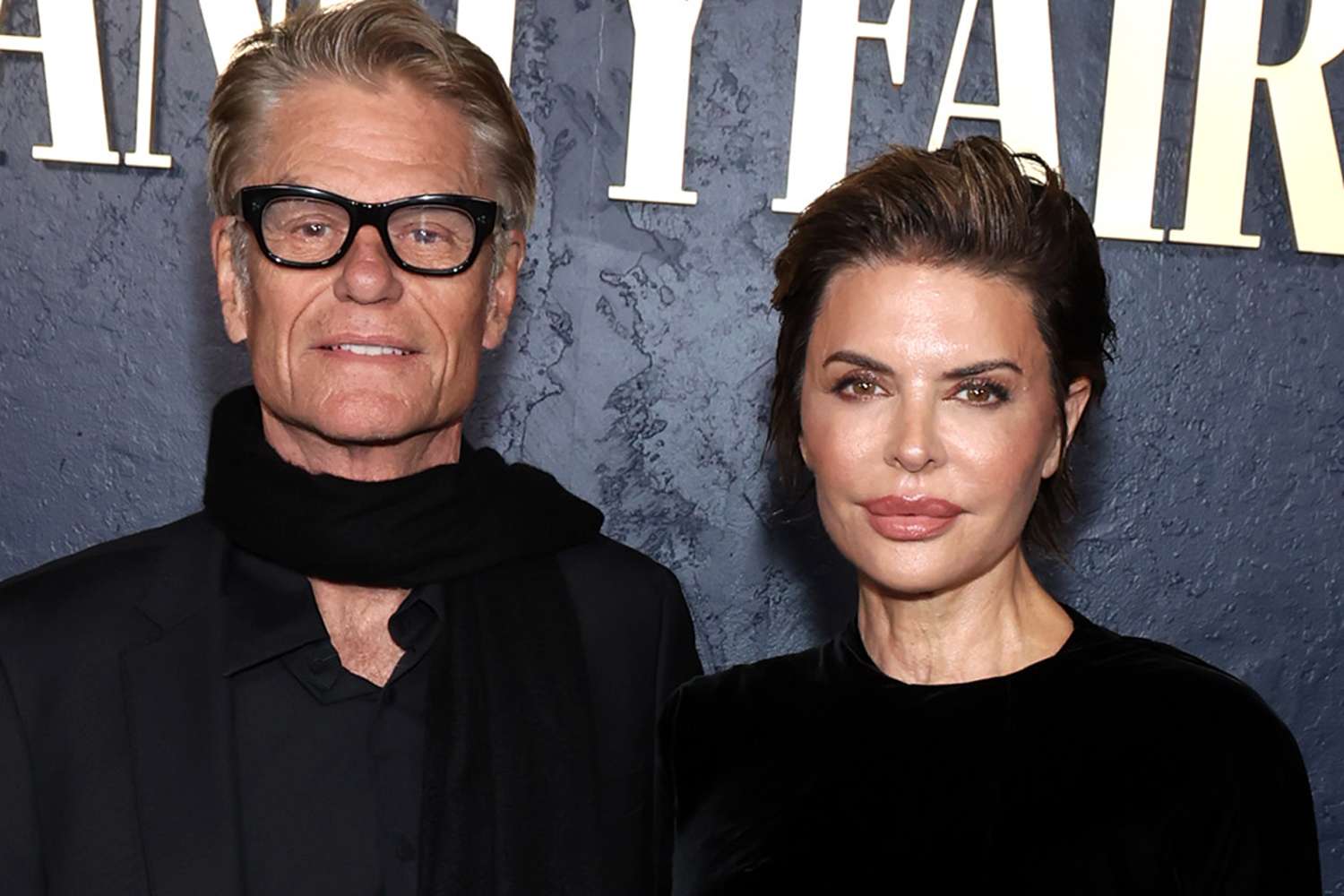 Harry Hamlin and Lisa Rinna in January 2025 Phillip Faraone/Getty