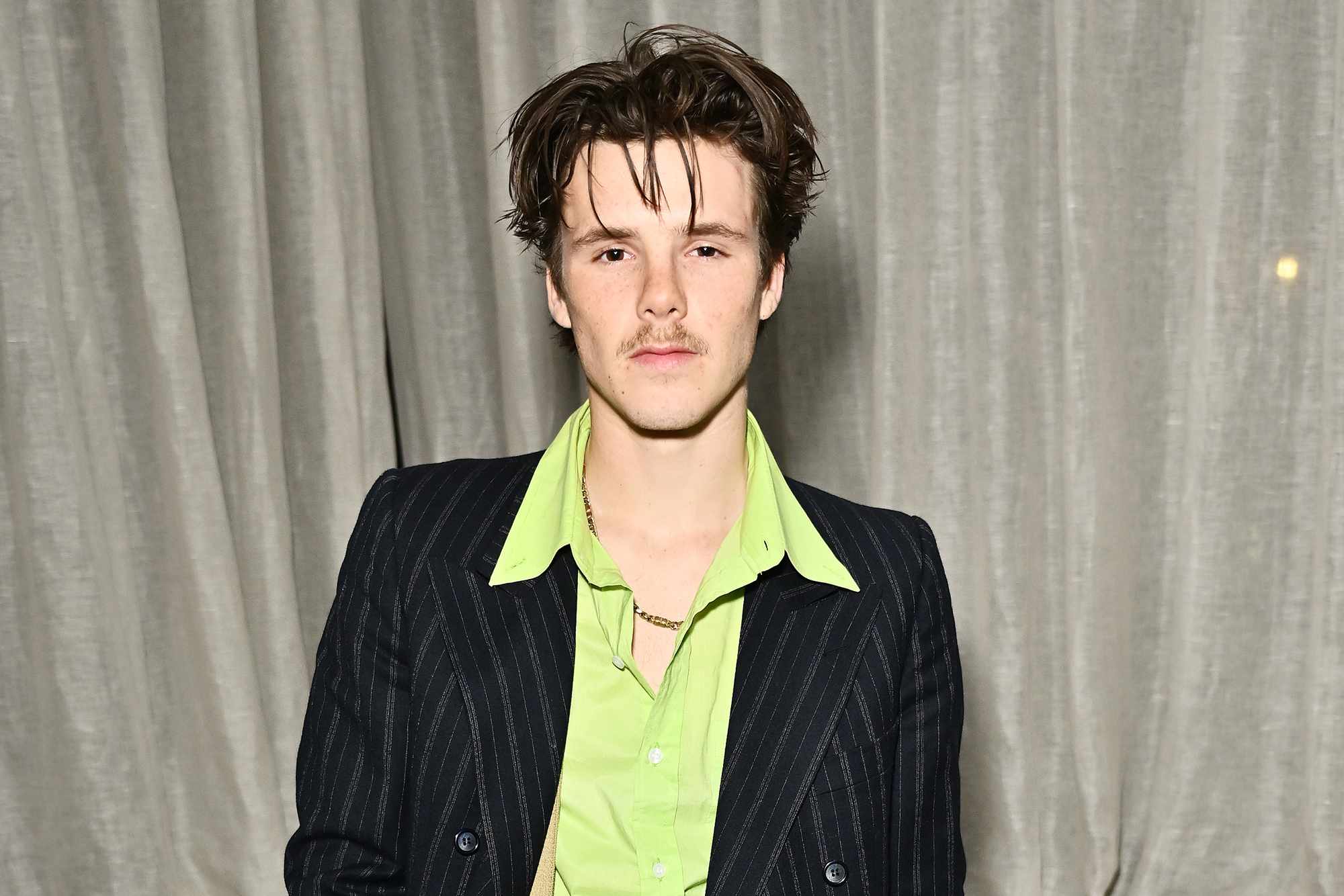 Cruz Beckham in London in February 2024 Dave Benett/Getty for Perfect X AMI