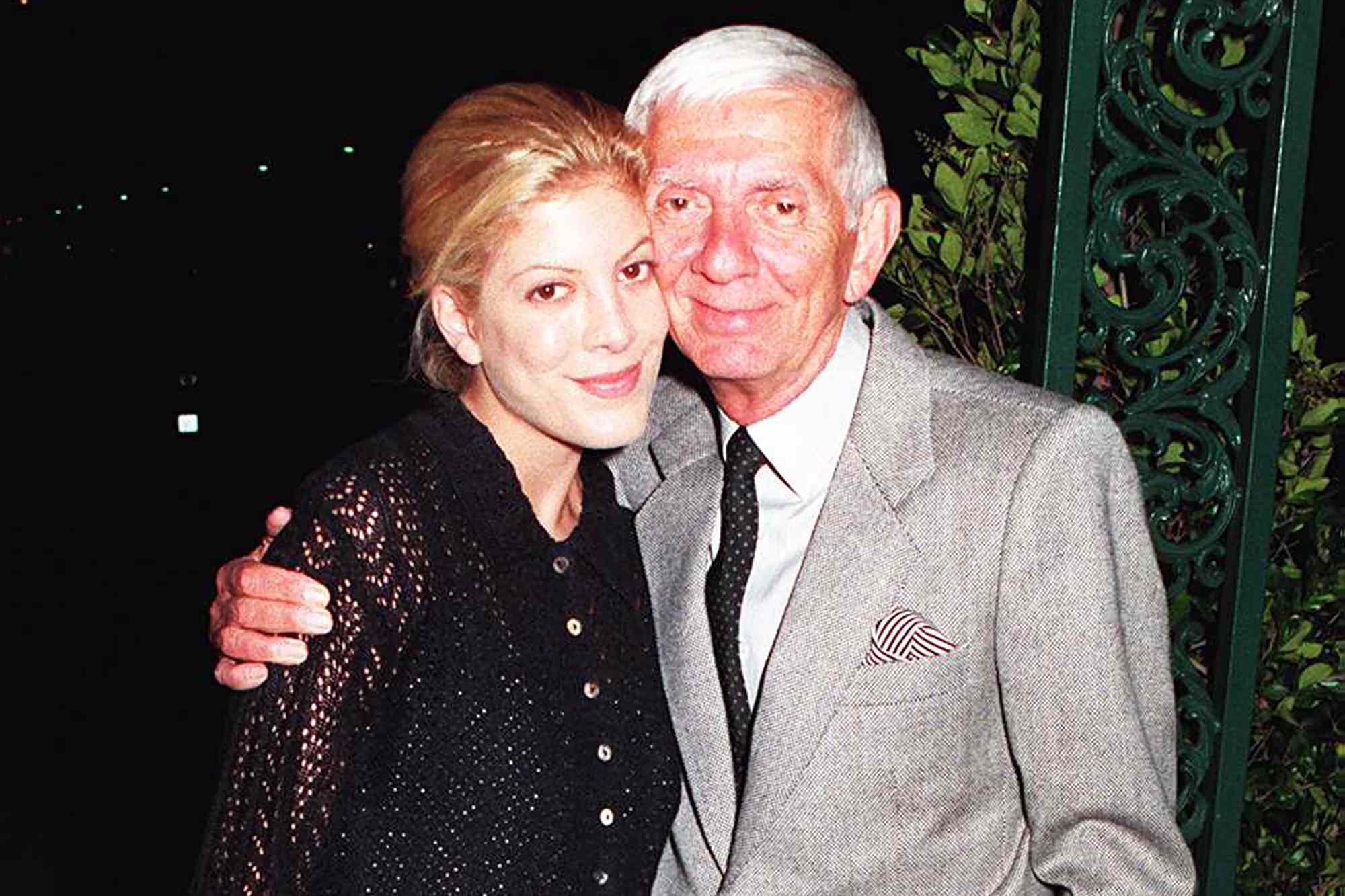 Tori Spelling With Her Father Aaron Spelling David Keeler/Getty