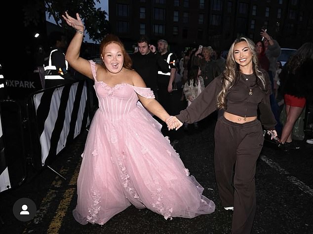 Lacey M with Manchester-born influencer Paige Louise Williams, whose cosmetics brand P.Louise turbocharged Lacey's rise to fame