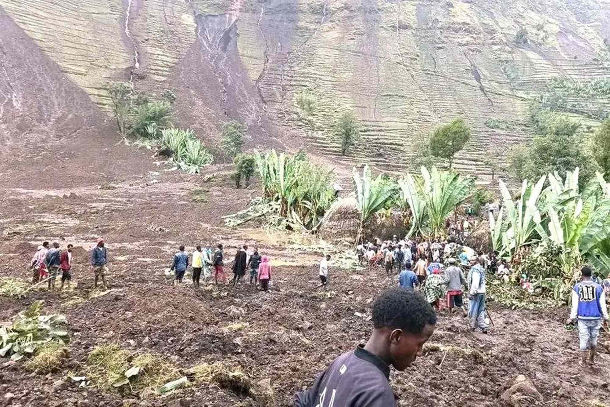 Landslides in EthiopiaCredit: South Ethiopia Regional State Office Of The President/Facebook