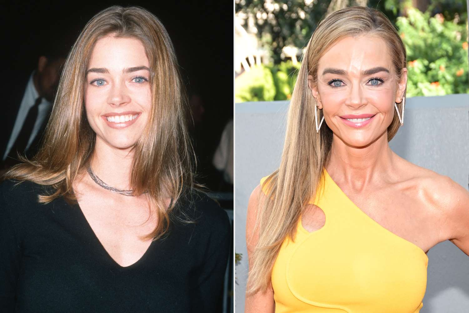 Denise Richards in 1998 (left); Denise Richards in March 2026 (right)Credit: Jim Smeal/Ron Galella Collection via Getty; Michael Tullberg/Getty