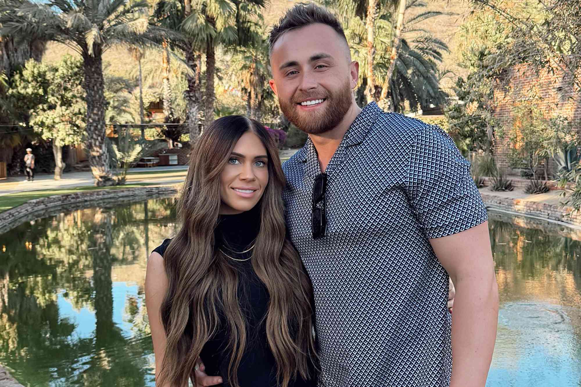 Jessi Ngatikaura and husband Jordan Ngatikaura pose for a photo together in February 2025.Credit: Jordan Ngatikaura/ Instagram