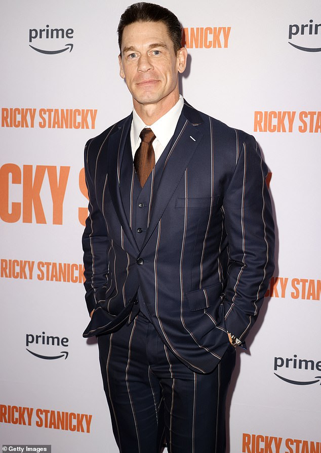 John Cena, 48,shut down viral TikTok star Harry Daniels who sang to the former pro wrestler in a very awkward moment; seen in 2024 in Miami Beach