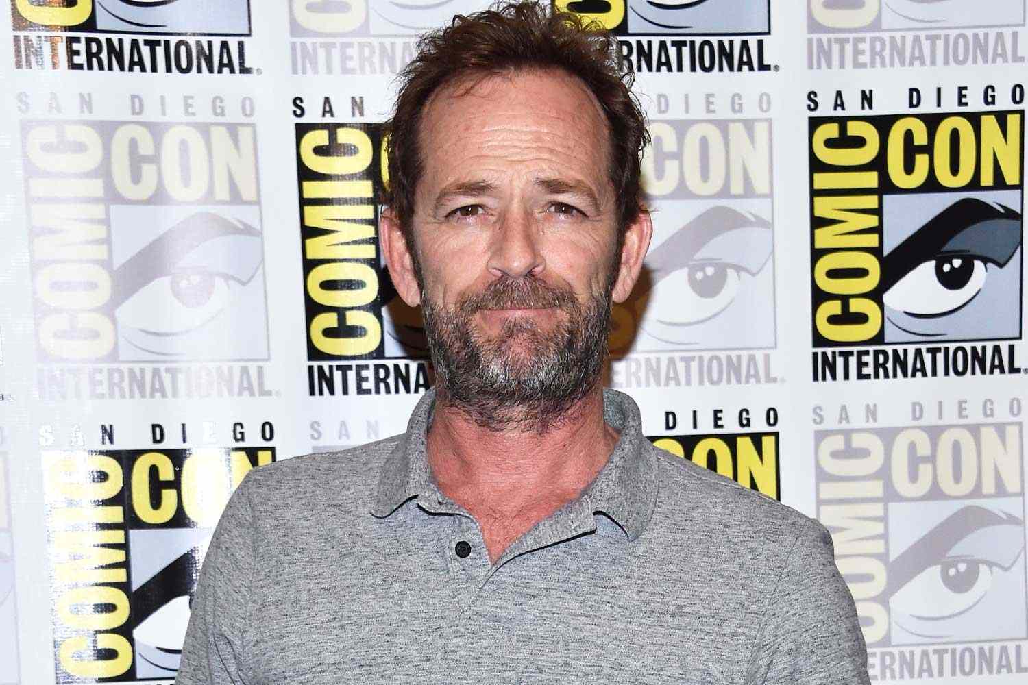 Luke Perry arrives for the press line of 'Riverdale' at Comic Con in San Diego on July 21, 2018Credit: CHRIS DELMAS/AFP via Getty