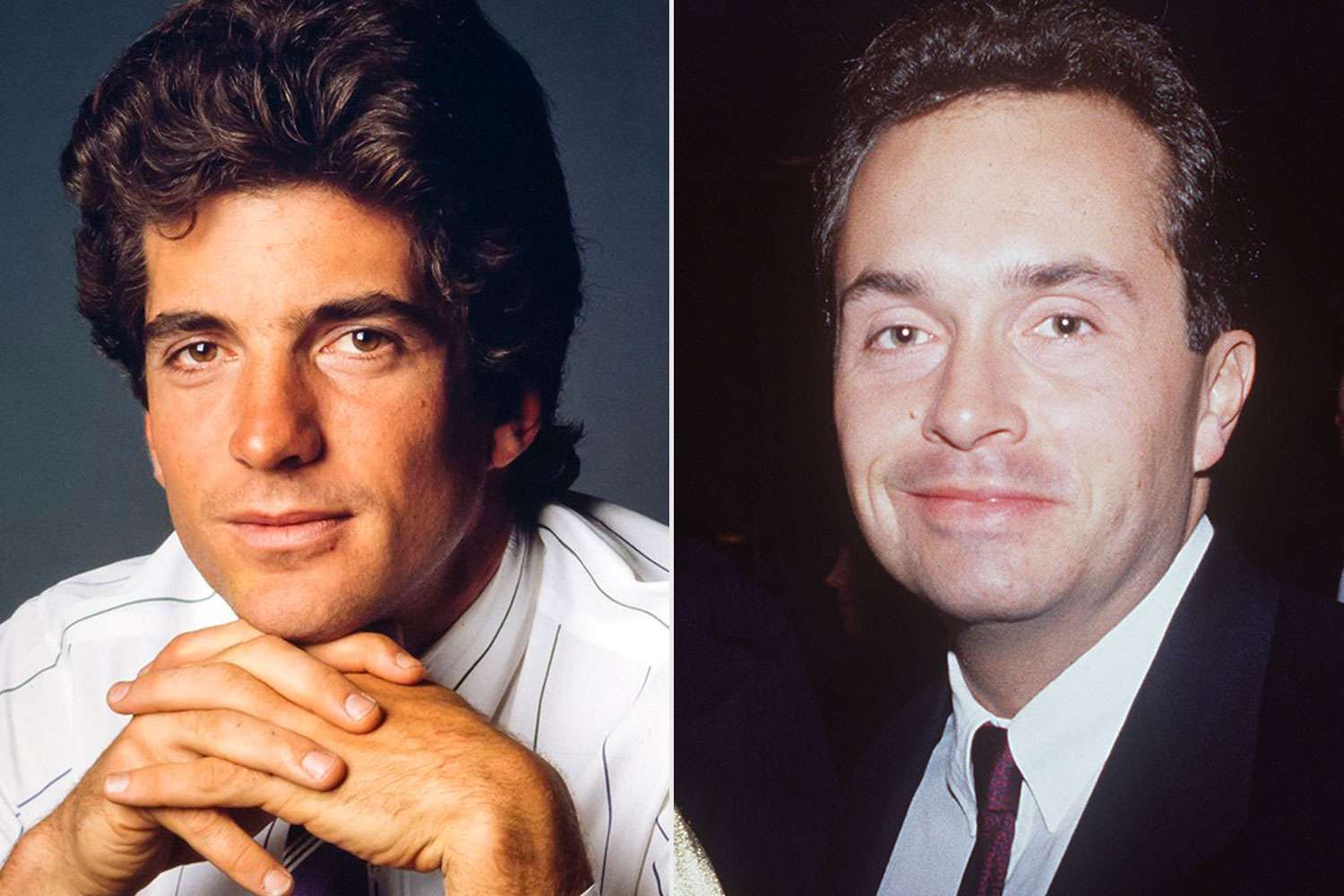 John F. Kennedy Jr.; Anthony Radziwill.Credit: Brownie Harris/Corbis via Getty; Globe Photos/ZUMA Press Wire/Shutterstock