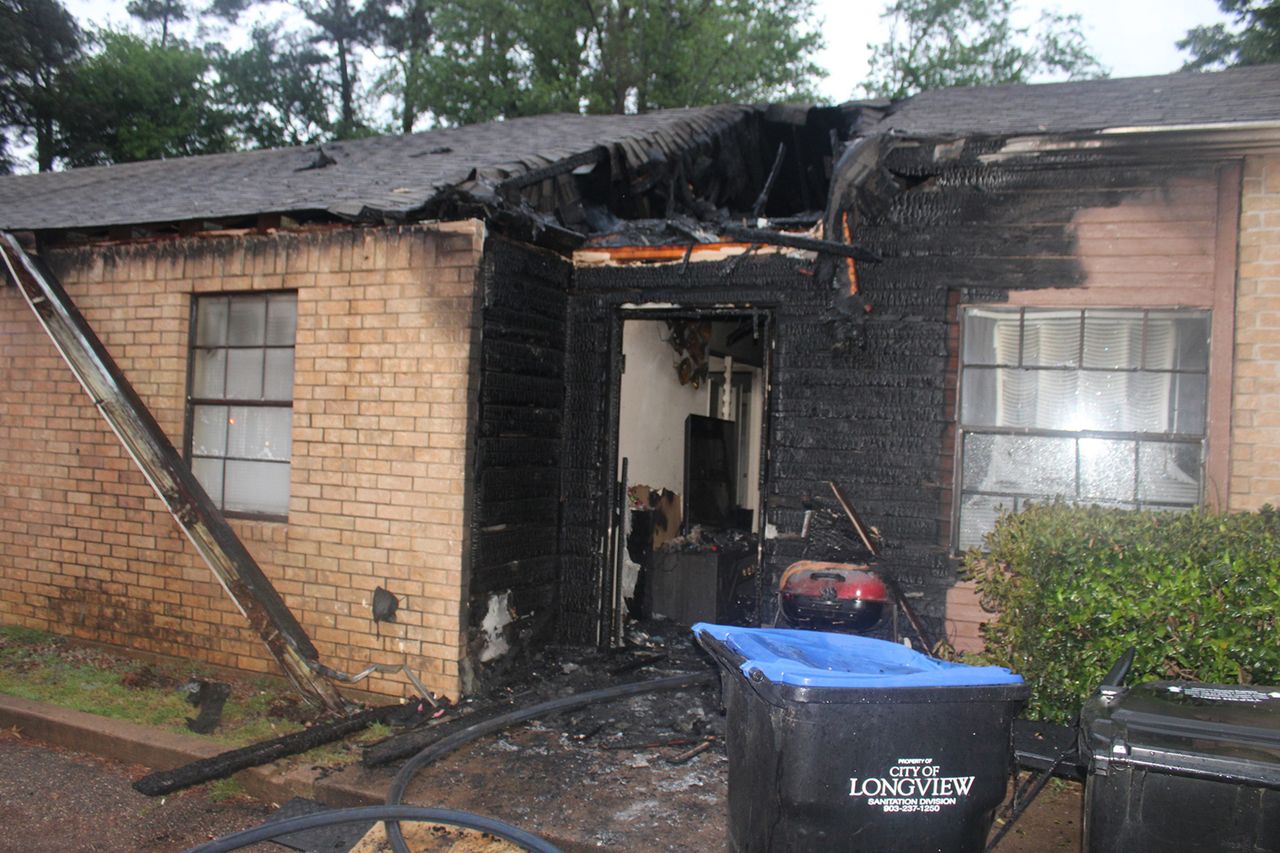 Longview, Texas fire on April 3, 2026Credit: Longview TX Fire Dept