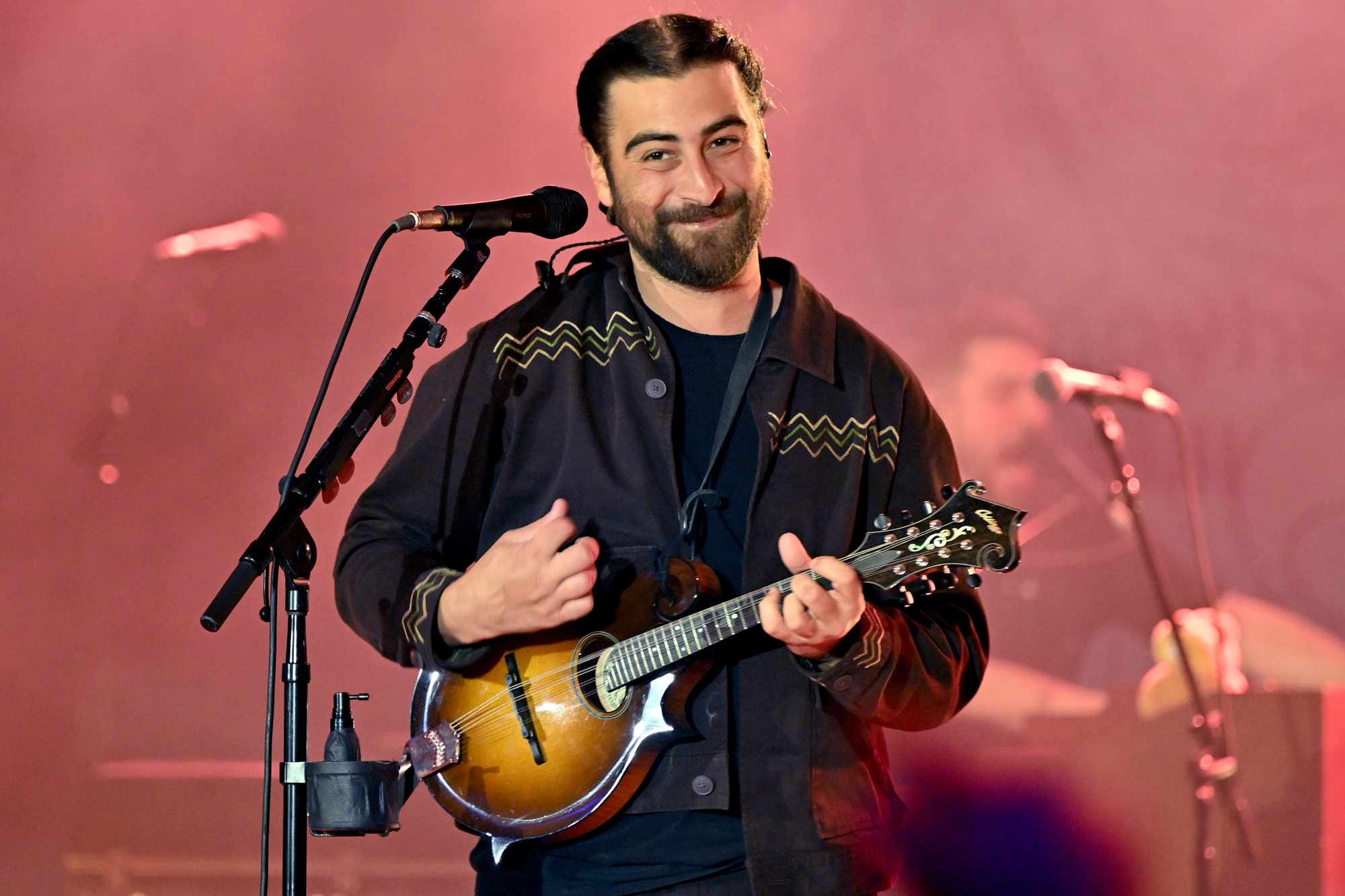 Noah Kahan performs at the Riviera Theater on Nov. 30, 2024, in Charleston, S.C.Credit: Derek White/Getty