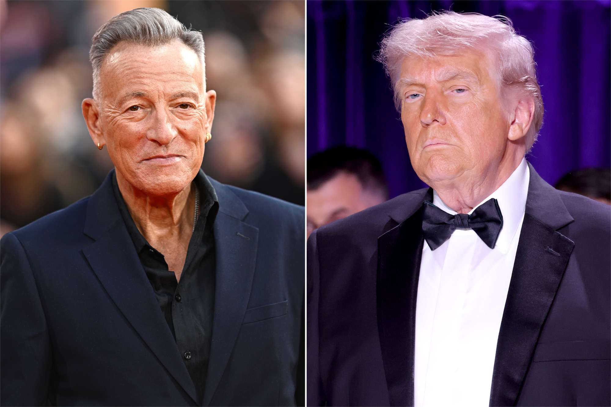 Bruce Springsteen and Donald TrumpCredit: Gareth Cattermole/Getty; Kevin Mazur/Getty