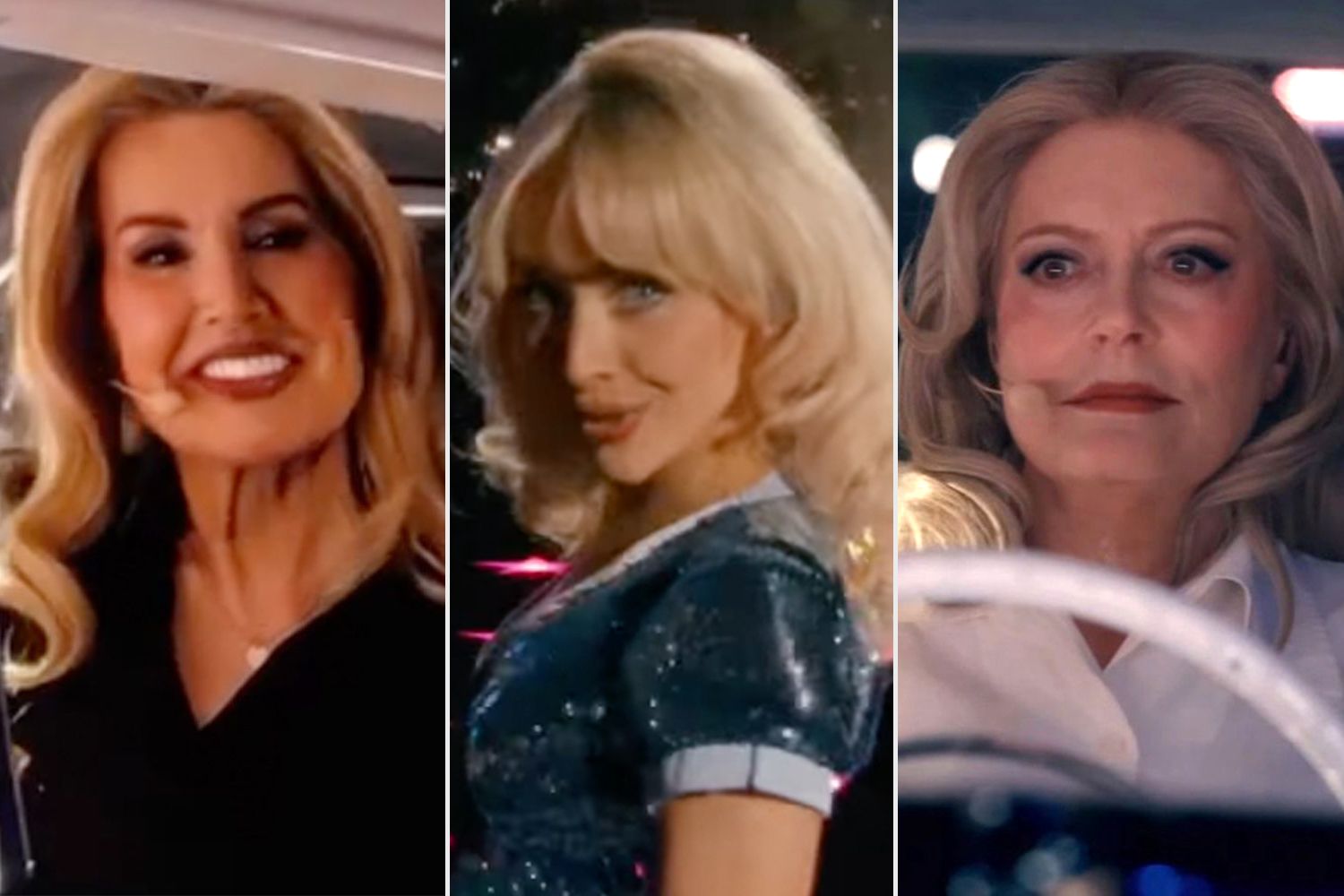 Geena Davis, Sabrina Carpenter, Susan Sarandon.Credit: People/Instagram; Coachella/YouTube