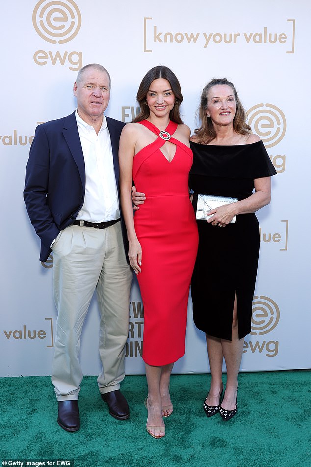 Good genes run in the family! Miranda Kerr stuns alongside her ageless mum Therese, 61, at Earth Day Dinner in Los Angeles
