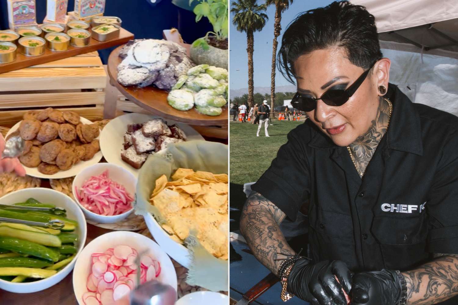 Chef K at CoachellaCredit: SMGPR