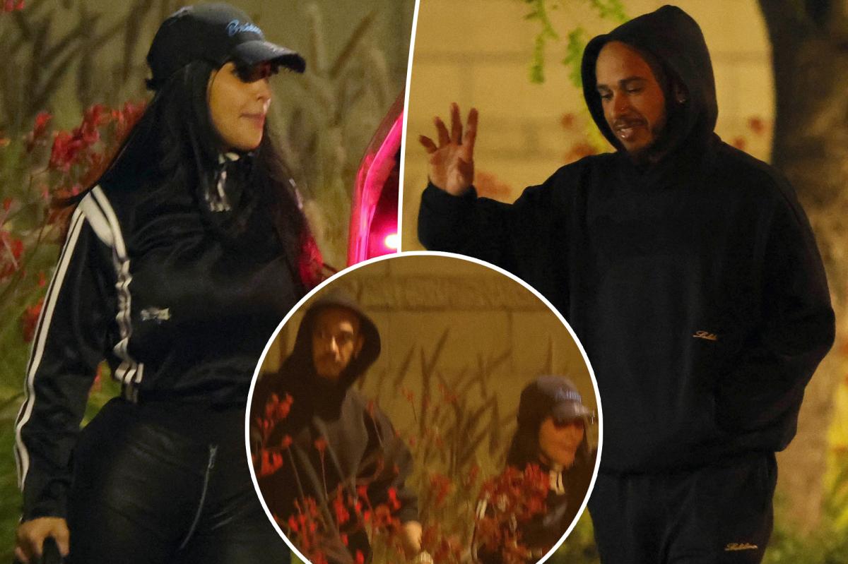 Kim Kardashian makes whirlwind trip to London, picks up Lewis Hamilton as romance heats up