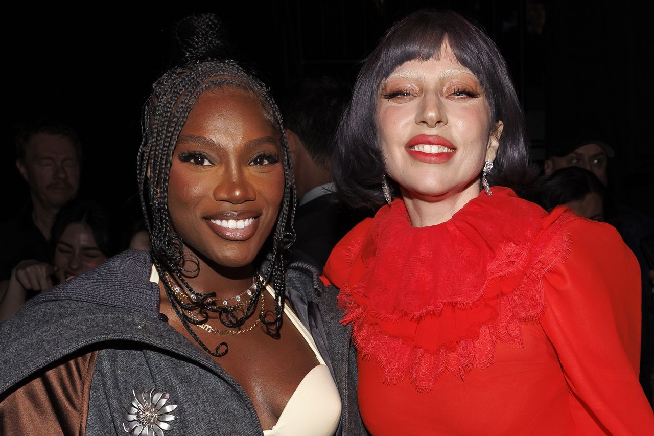 Doechii and Lady Gaga at the iHeartRadio Music Awards in Los Angeles in March 2025Credit: Christoper Polk/Variety via Getty