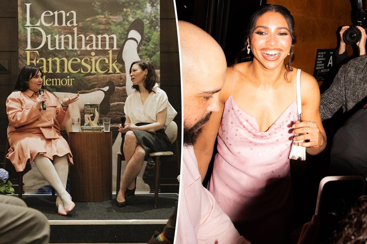 Lena Dunham celebrates new memoir, Azzi Fudd's 'electric' party and more celebrity sightings