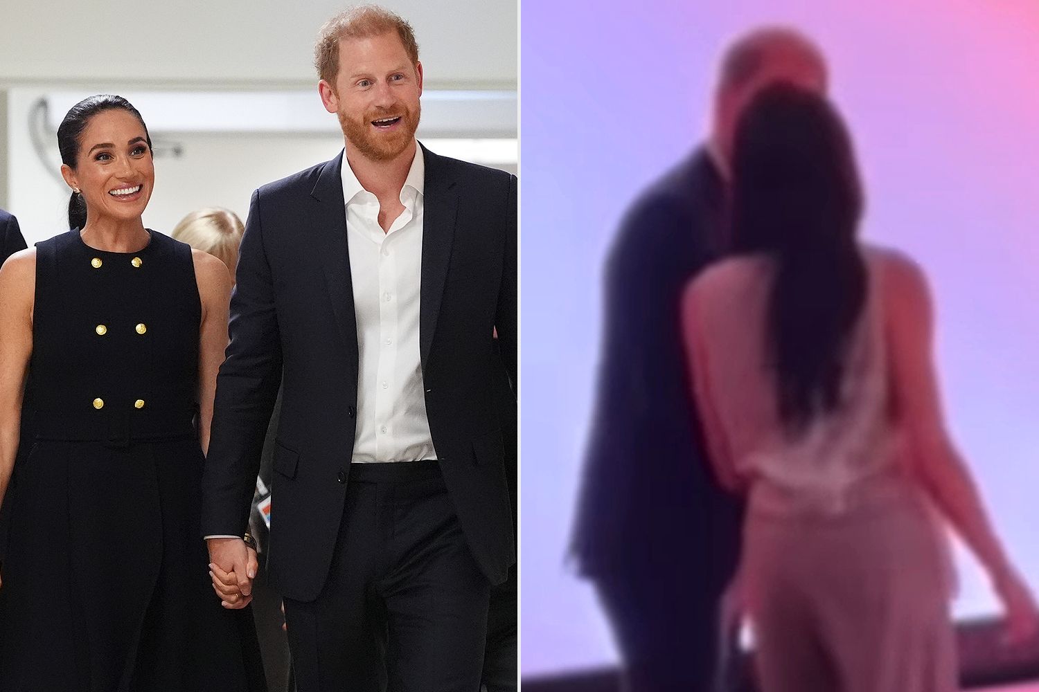 Meghan Markle and Prince Harry in Australia on April 14, 2026; a screenshot from Meghan Markle's Instagram video.Credit: Jonathan Brady-Pool/Getty; Meghan Markle/Instagram