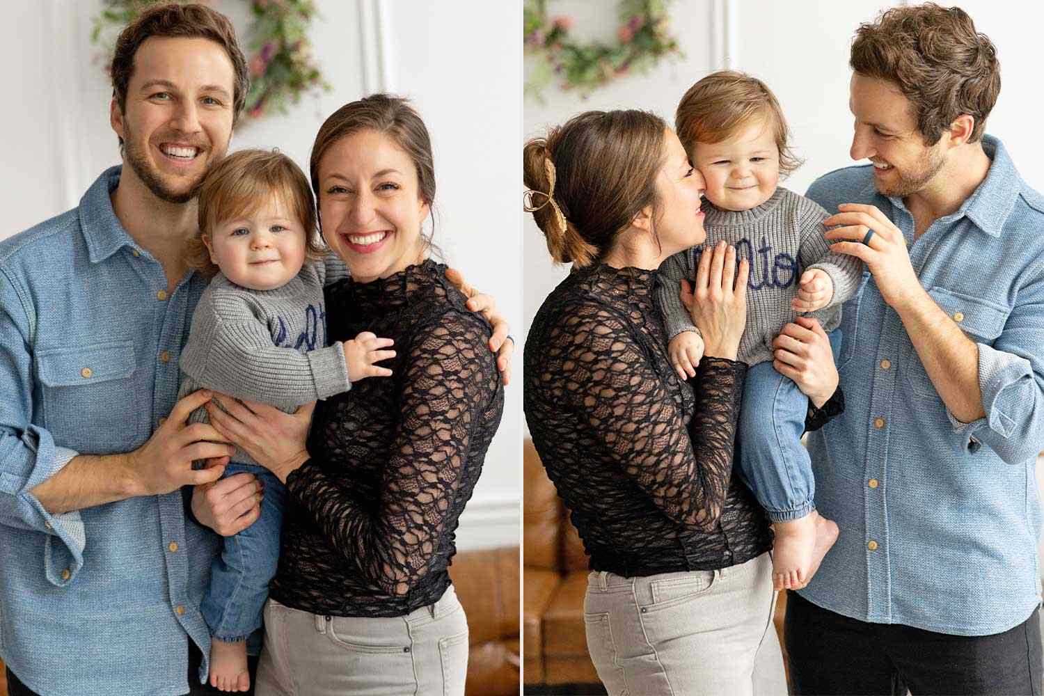 Micah and Sarah Wallace with their son SheltonCredit: Birchwood Studio (2)