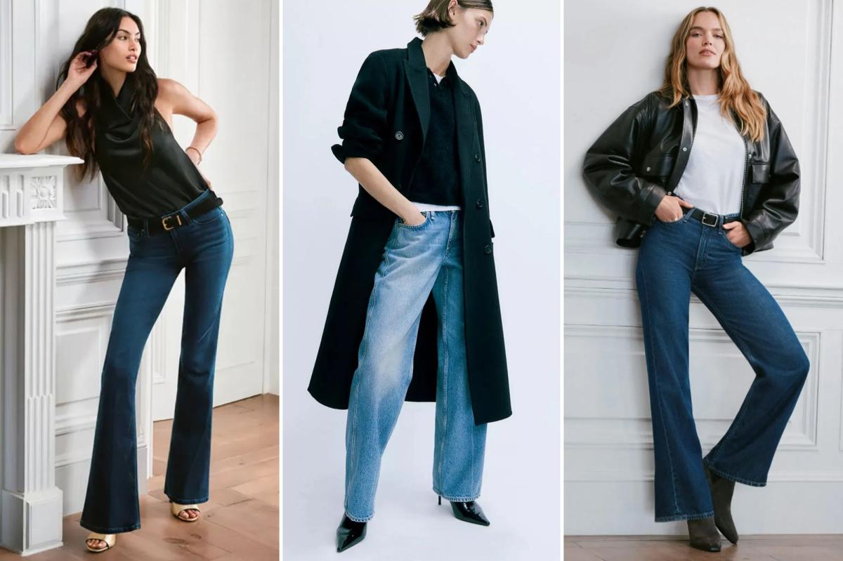 Shop the top jeans trends for spring 2026: Bootcut, low-rise and more