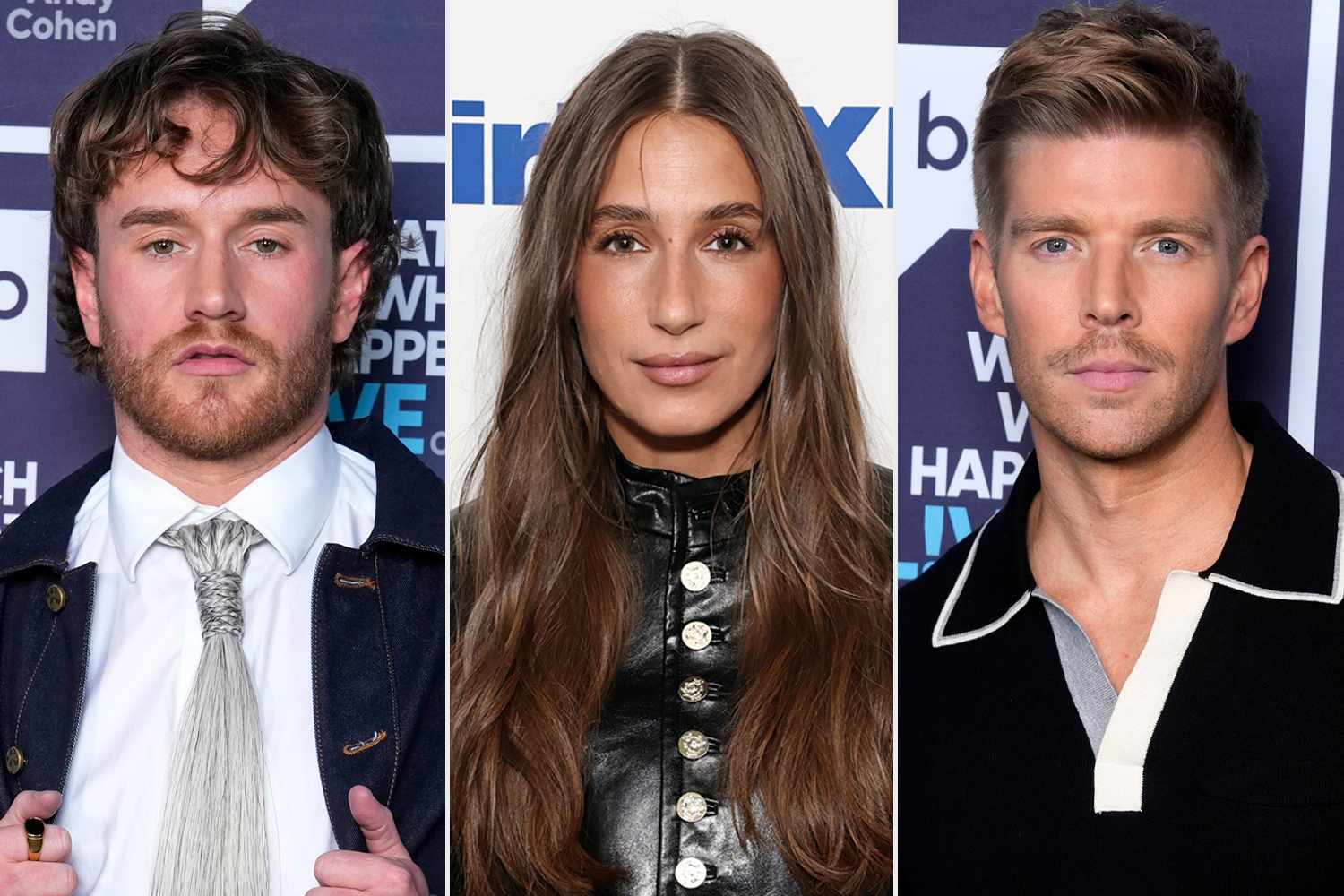 West Wilson; Amanda Batula; Kyle CookeCredit: Charles Sykes/Bravo via Getty (2); Jamie McCarthy/Getty