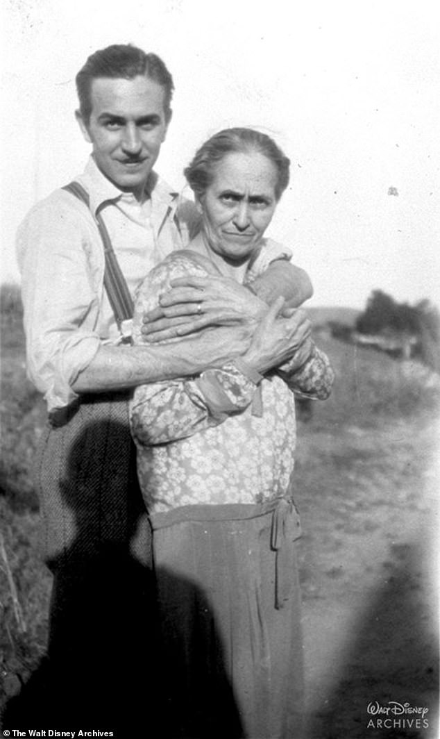 Walt Disney’s mommy issues revealed: Wearing her clothes… a freak accident… and the messages in his most iconic movies