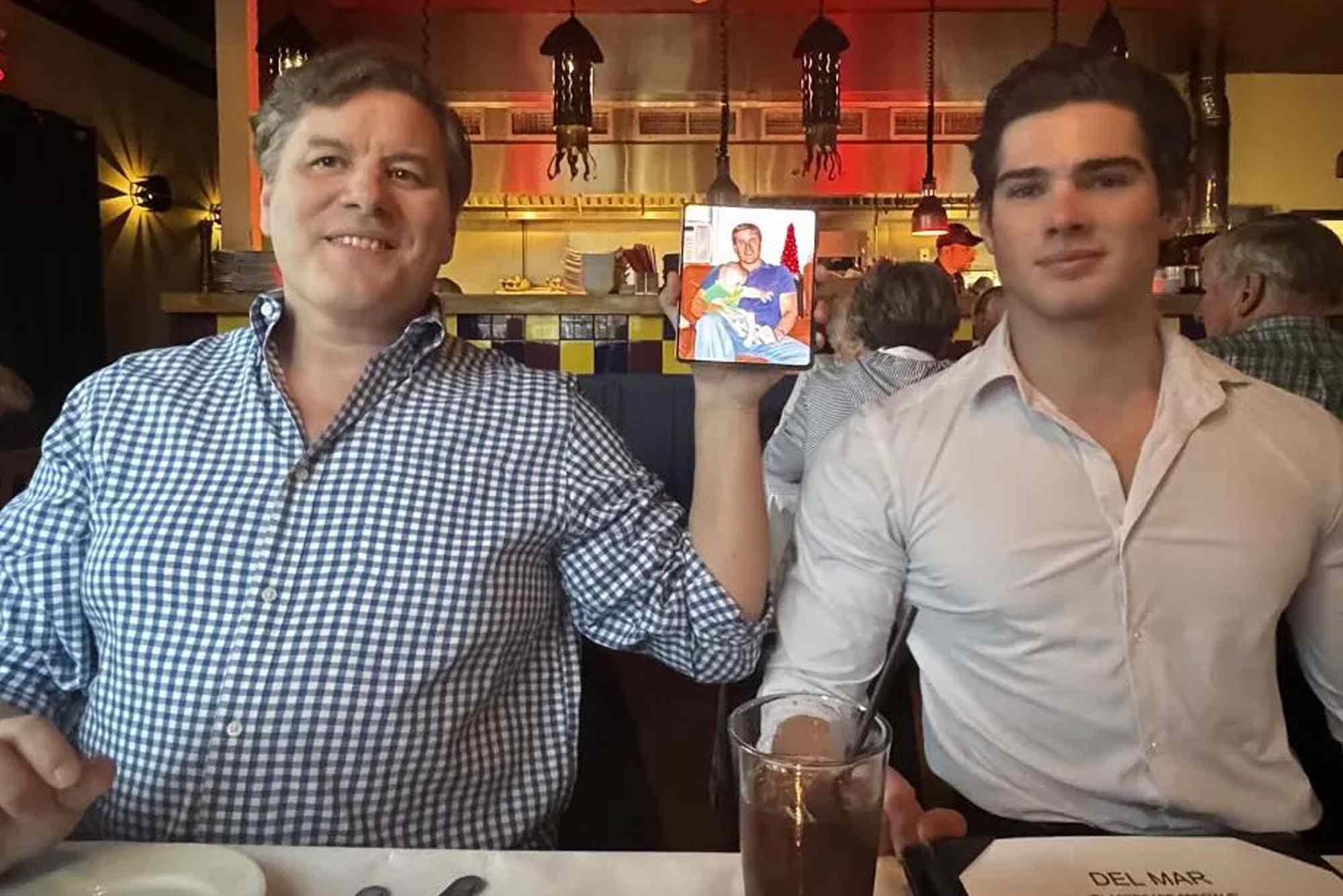 Clavicular and his father in March 2025Credit: Clavicular/Instagram