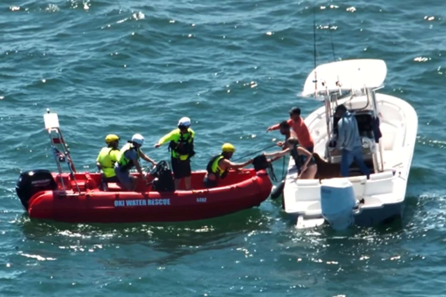 Four People and Dog Rescued After Boat CapsizesCredit: Town of Oak Island