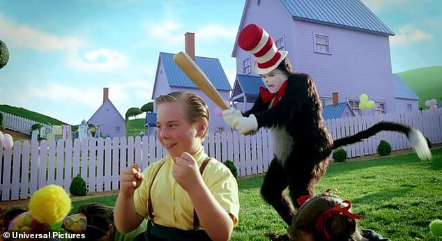 Former Disney child star Steven Anthony Lawrence enjoyed roles in the Steve Martin film Cheaper by the Dozen and The Cat In The Hat alongside Mike Myers, Dakota Fanning and Kelly Preston (seen above)