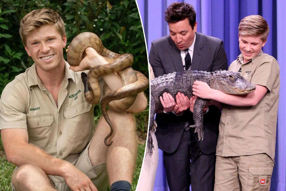 'DWTS' winner Robert Irwin was 'death rolled' by a 14-foot crocodile he named after Jimmy Fallon