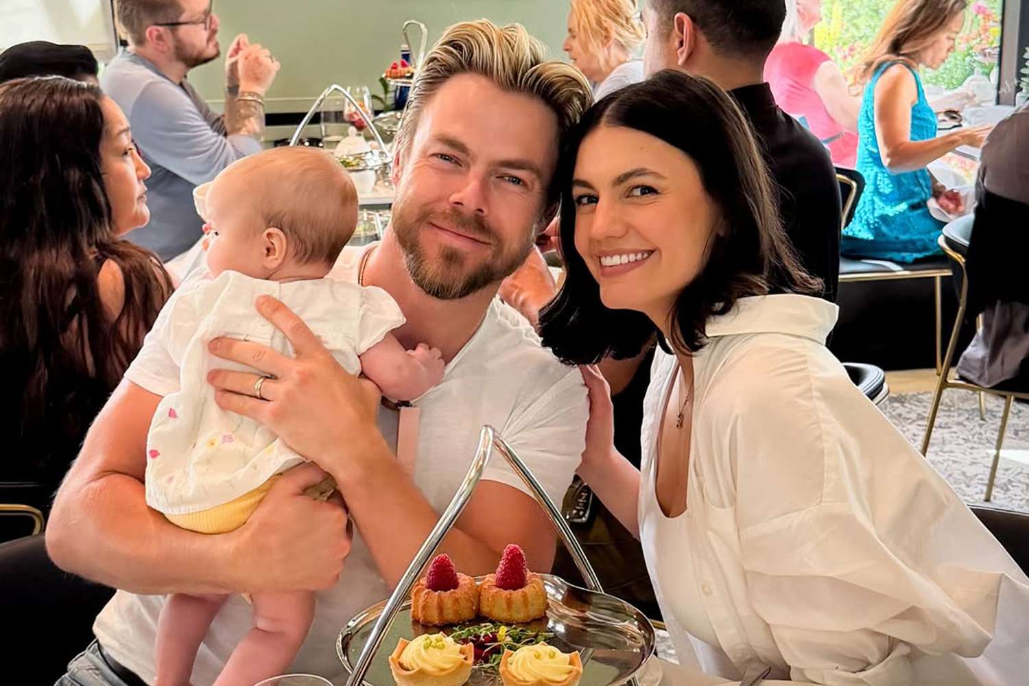 Derek Hough with Hayley Erbert Hough and their daughter Everley.Credit: Derek Hough/Instagram