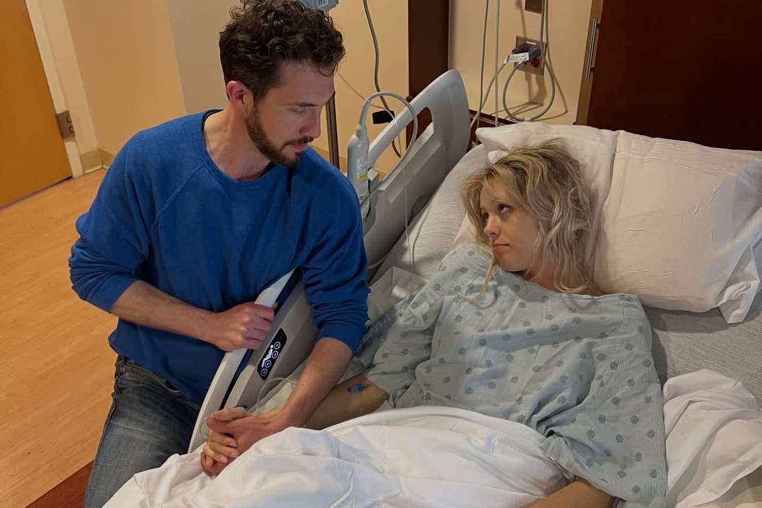 Micarah Tewers in the hospitalCredit: Micarah Tewer/instagram